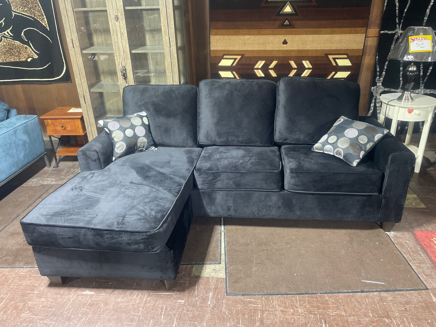 2 Piece Flip Sectional (Recliner Flips Sides)
