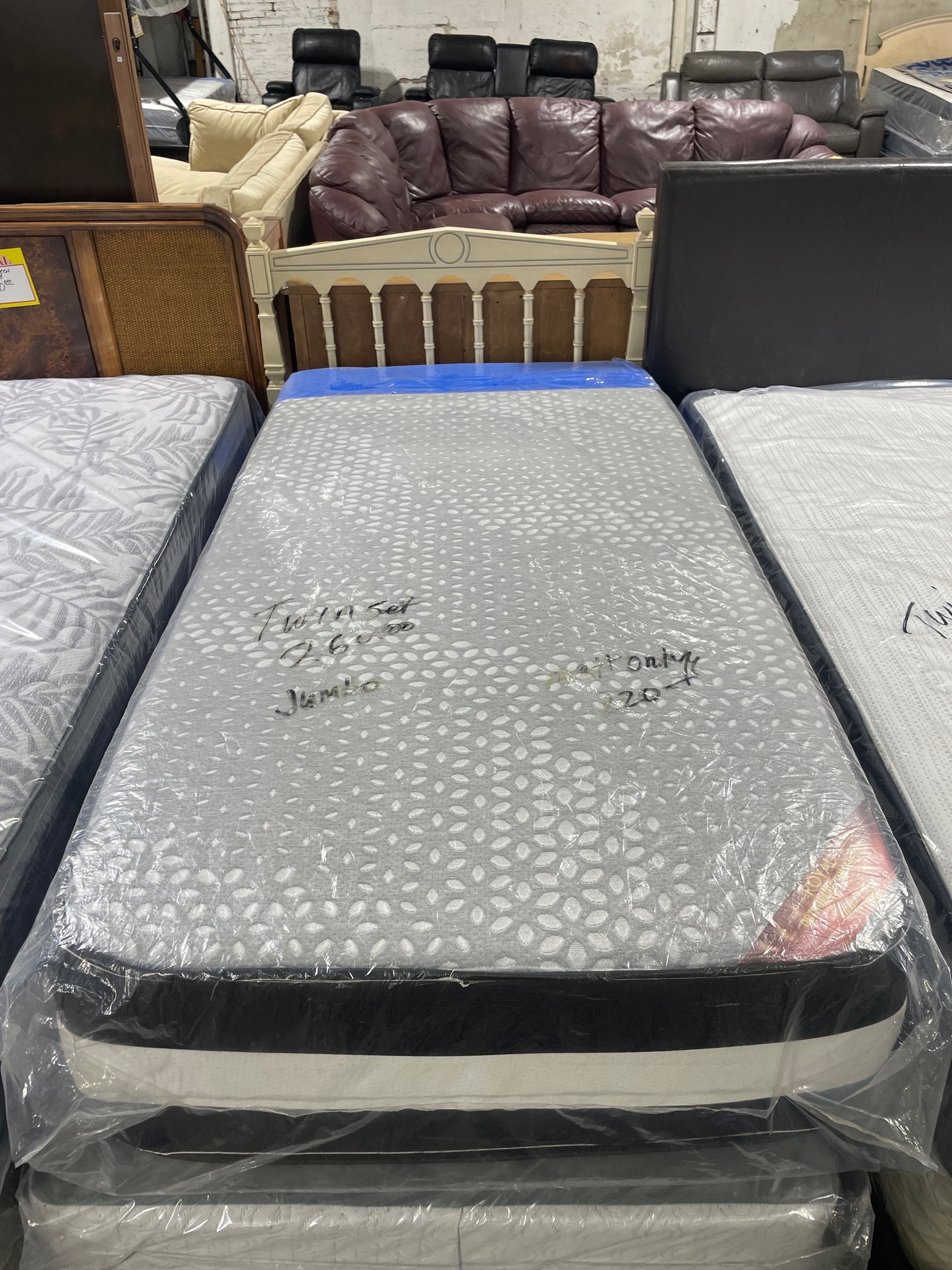 Jumbo Mattress (Twin, Full, Queen) + Sets with Box Springs