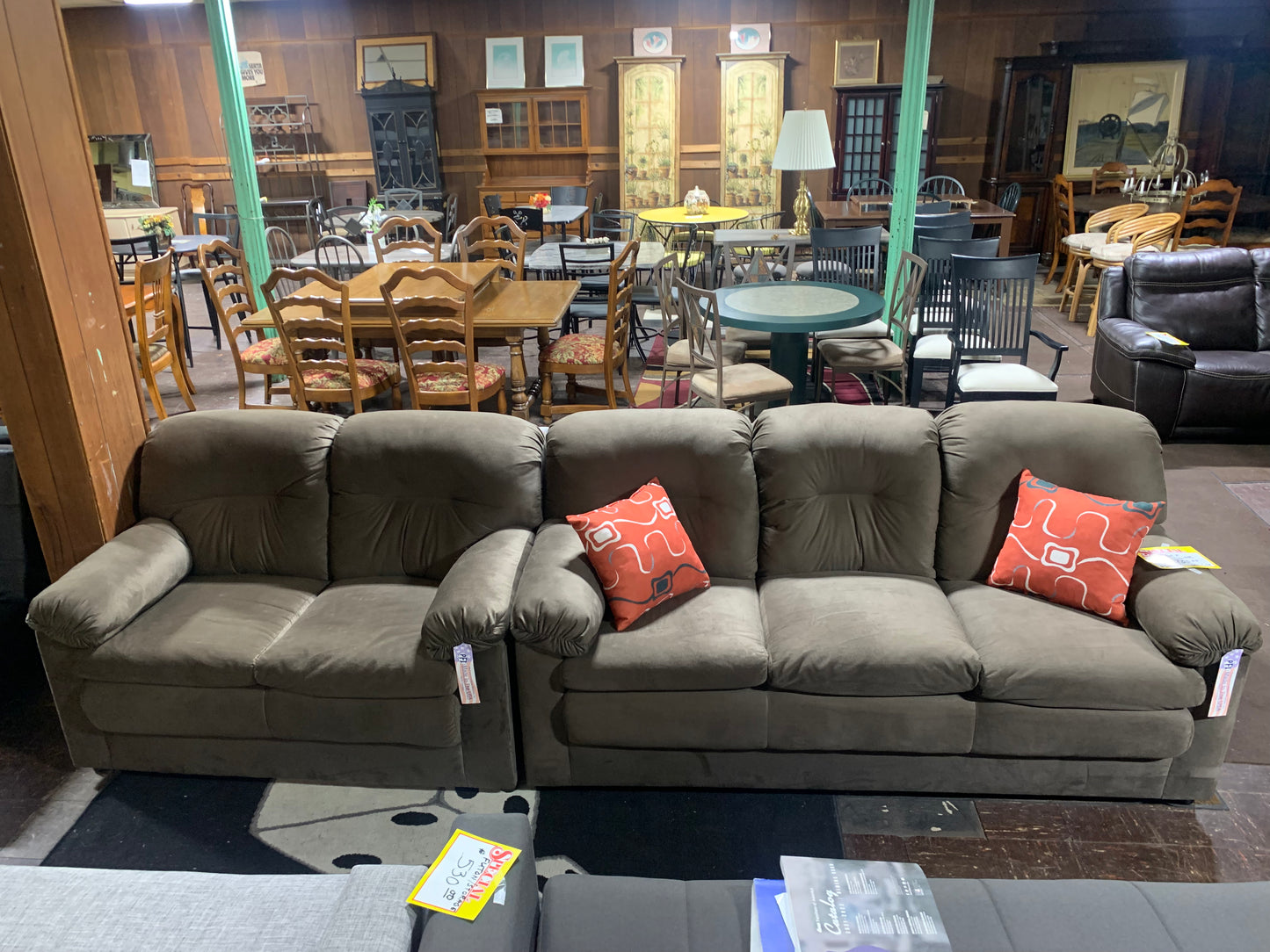 Sofa with Loveseat (3 Colors)