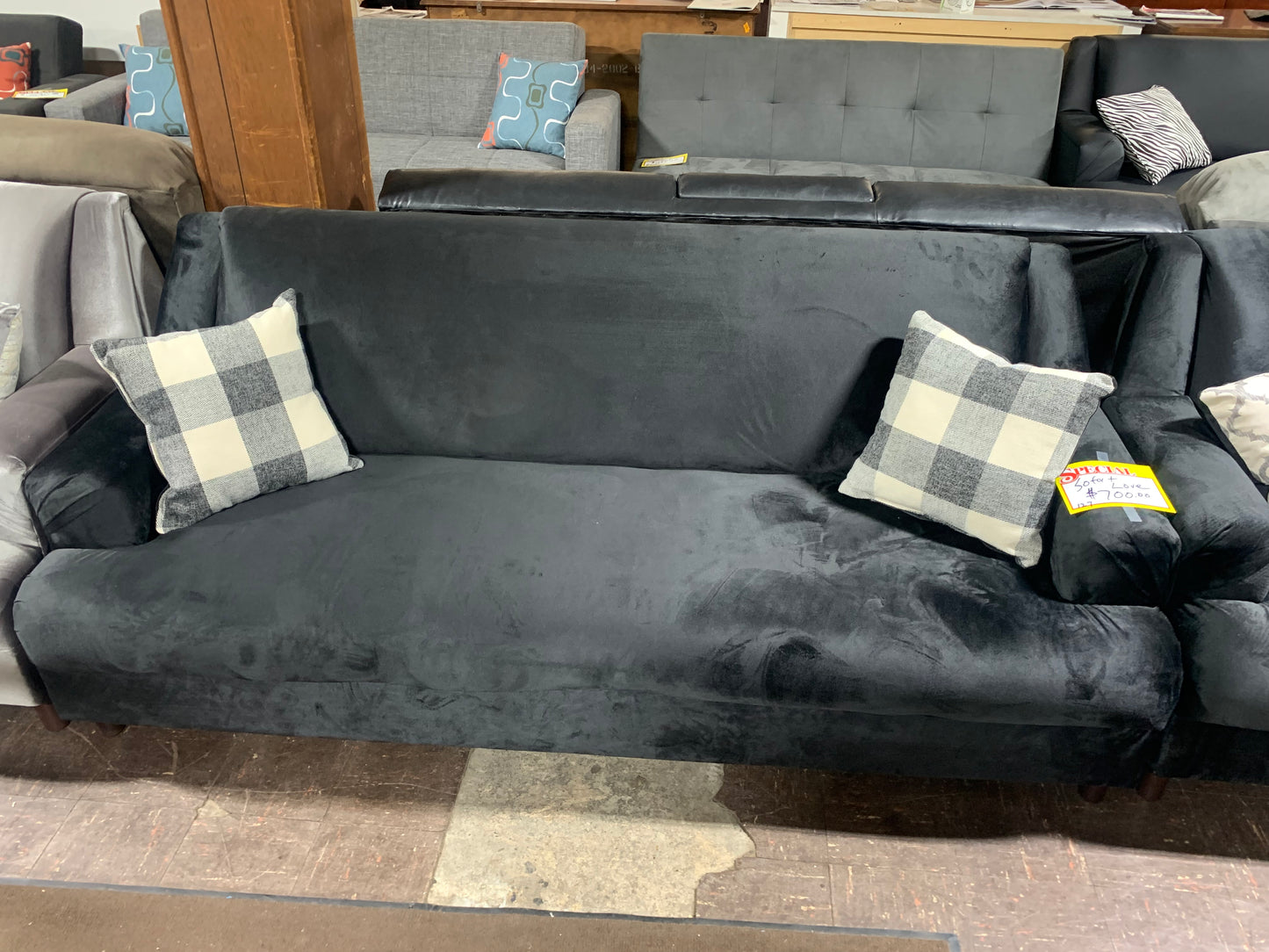 Sofa and Loveseat - Microfabric