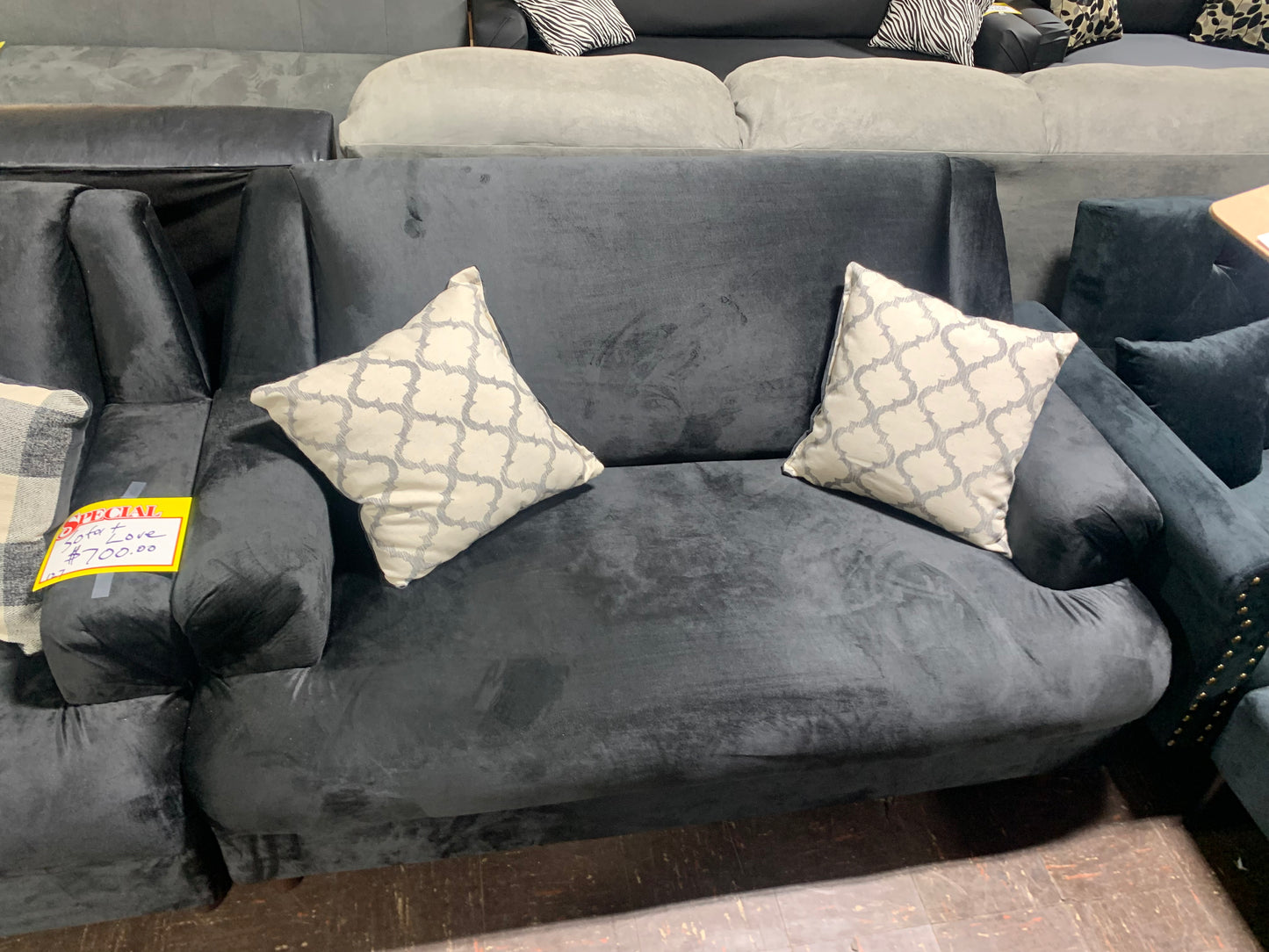 Sofa and Loveseat - Microfabric