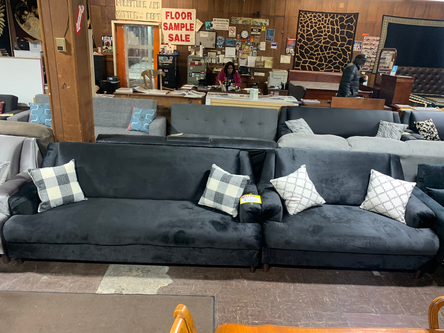 Sofa and Loveseat - Microfabric