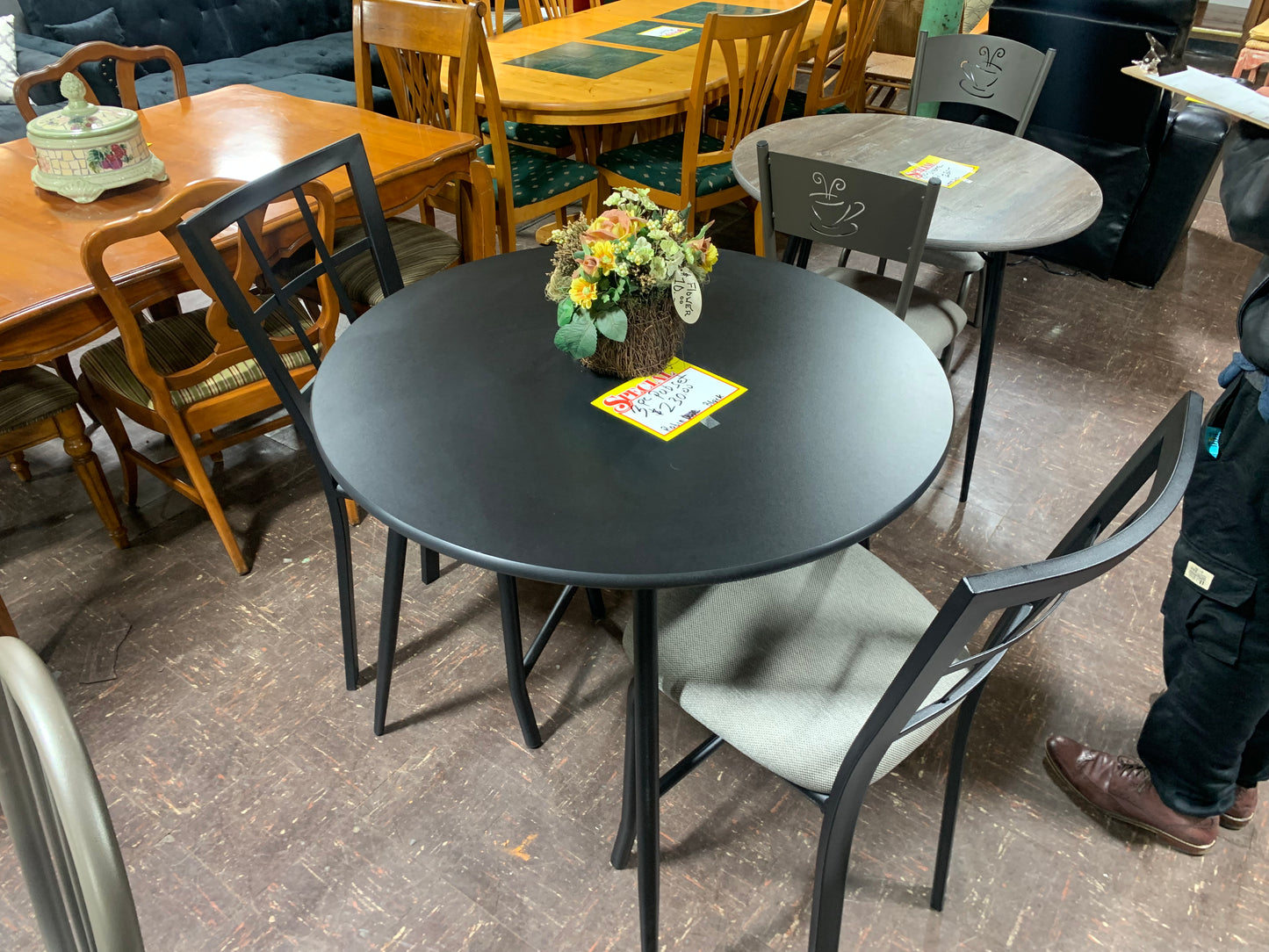 3pc Pub Set (36 in. Tabletop + 2 Chairs)