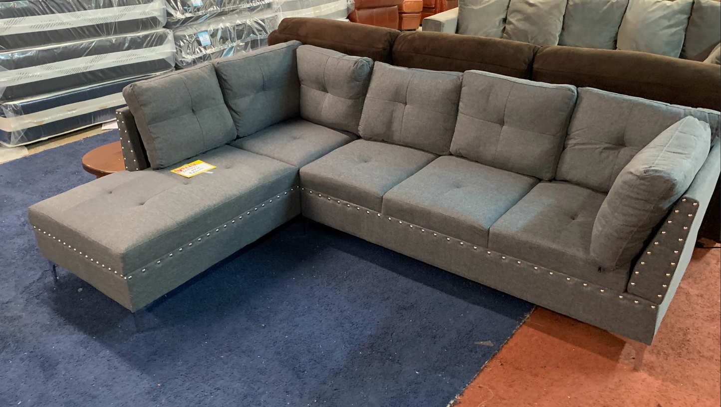 2 Piece Grey Sectional